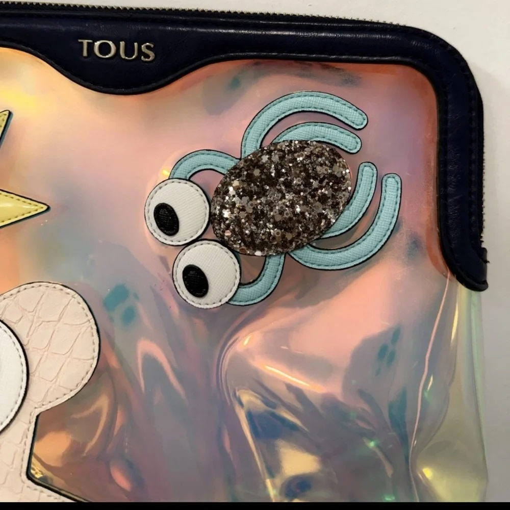 Rare‎ TOUS Compliments Holographic Pouch – Limited Edition Character Design